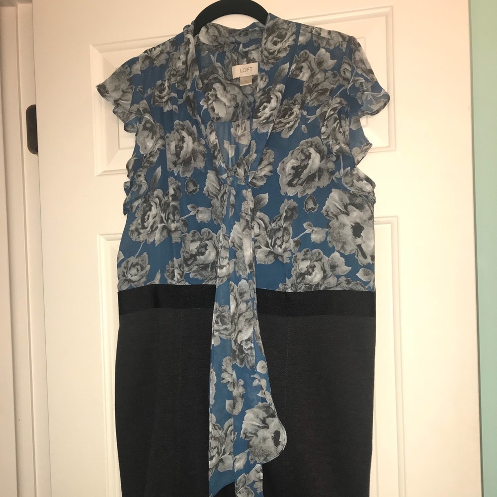 The Loft Floral Shift Dress